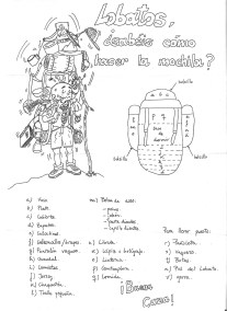 Lobatos, sabeis como hacer la mochila
