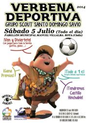 Cartel Verbena Deportiva Grupo Scout