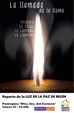 Cartel Luz Paz Belen 2014